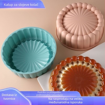 Silikonska kalupa za kolače, okruglog oblika, materijal silikon, šifra proizvoda gcl2311, za pečenje