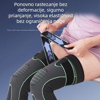 Fengshen pleteni kompresijski štitnici za koljena za muškarce i žene — pamuk, univerzalni, za košarku i nogomet (Brand: Fengshen; Materijal: Pamuk; Primjenjive osobe: Univerzalno; Sportovi: Košarka, Nogomet; Kategorija: Zaštita koljena)