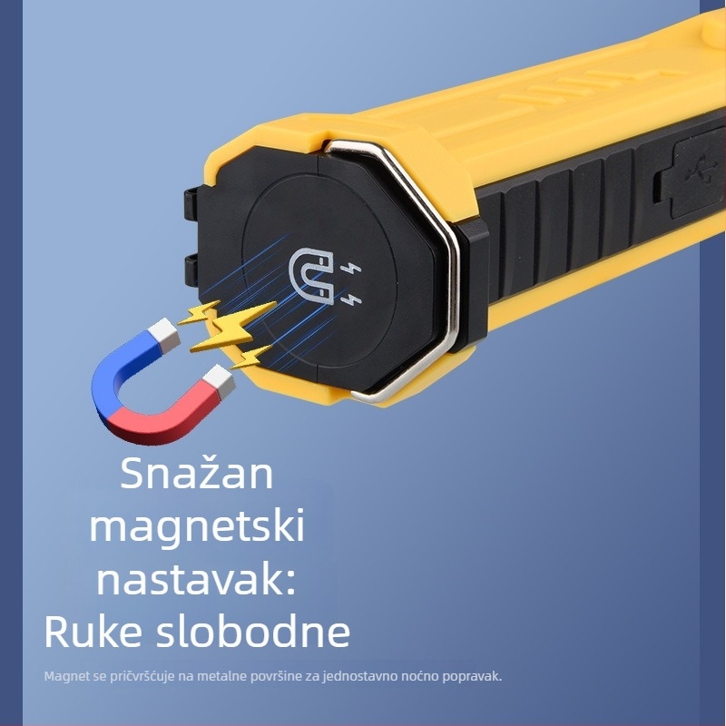LED ručna svjetiljka F608, 3.7V, CE certificirano