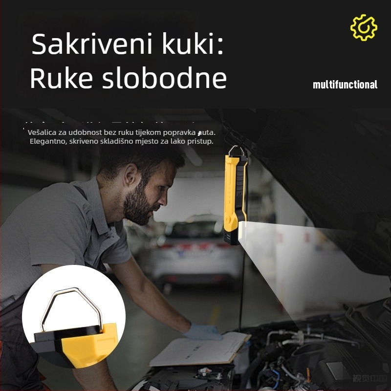 LED ručna svjetiljka F608, 3.7V, CE certificirano