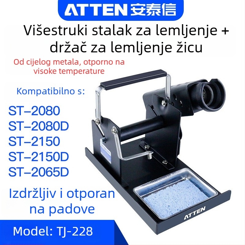 Držač za lemilo TJ-228/229 – metalni držač otporan na visoke temperature za lemljenje i cínov kabelski stalak
