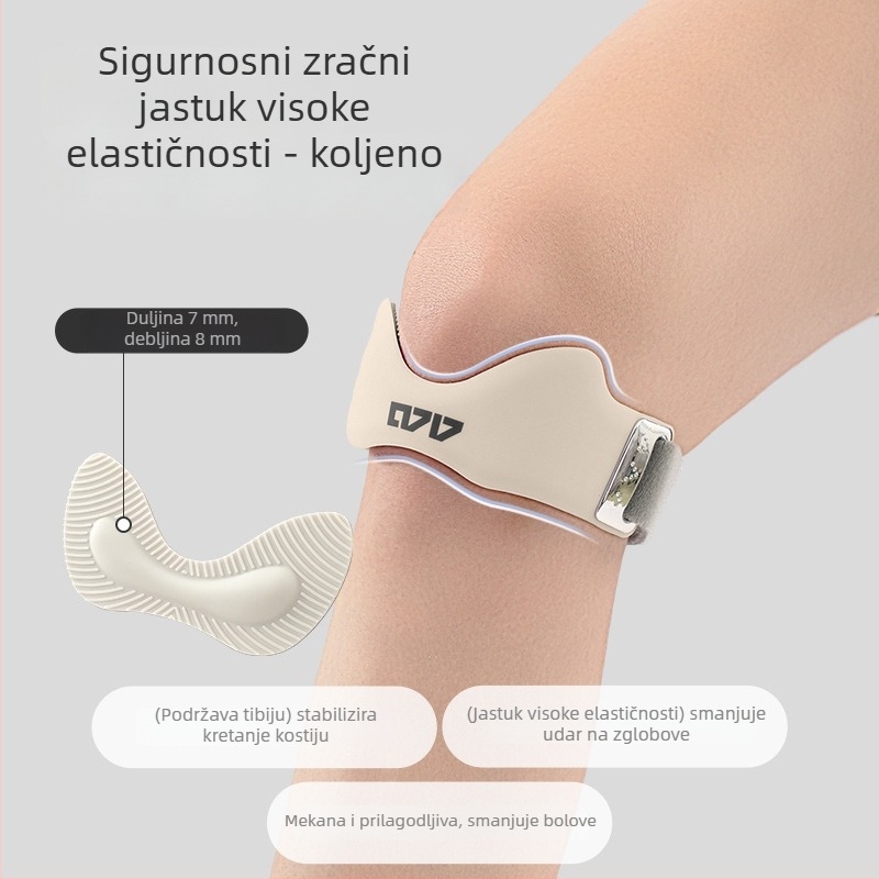 Patelarna traka za koljeno – ABS materijal, za odrasle, pogodna za trčanje, vožnju bicikla, planinarenje, stolni tenis i badminton