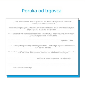 Stanica za lemljenje s ručkom 902, keraminsko dvostruko grijanje, kliješte za lemljenje