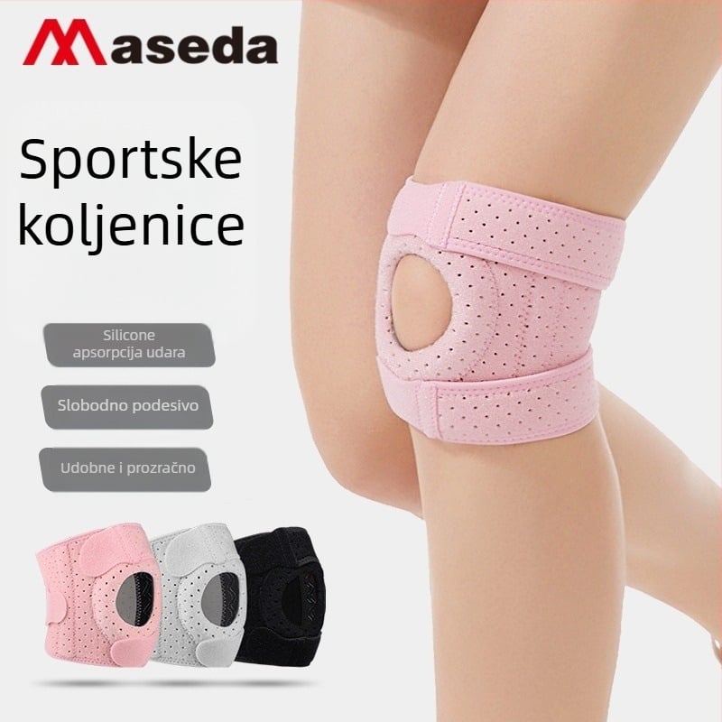 Mystar Koljeno Zaštitnik Uz Traku Za Patelu – Zaštita Koljena za Odrasle, Univerzalni Sportovi, SBR i Tkanina