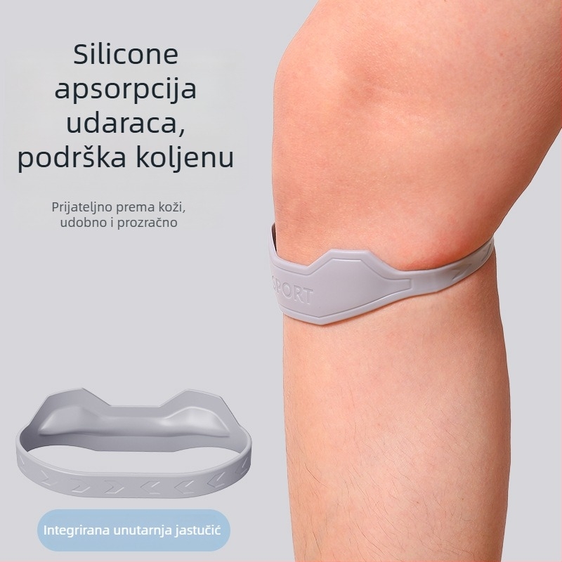 Silikonska koljena zaštita za stabilizaciju i zaštitu koljena (Materijal: Silikon; Zona zaštite: koljeno; Kategorija: Zaštita koljena; Prikladno: Univerzalno)
