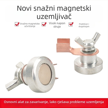 Pengpeng uzemljiva kliješta, čelično-bakreno kućište, 300A/500A, serija uzemnjivačkih uređaja