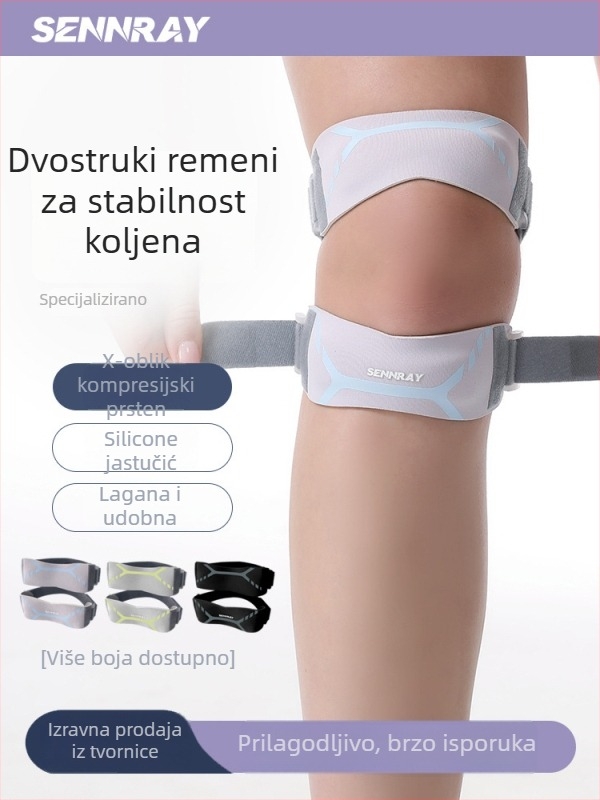 Sportske koljene zaštitne proteze – zaštita patele, protuklizne zaštite za trčanje, košarku, preskakanje konopca i badminton