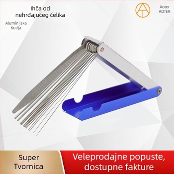 Set pribora za zavarivanje i rezanje: mlaznice, cutting needles, plamenik, pištolj i needle file u kutiji od aluminija i nehrđajućeg čelika