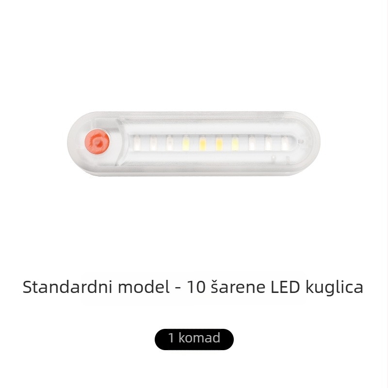 Solarno upozoravajuće svjetlo s bljeskanjem, vodootporno, bežično, 3W, 5V, 2A, dekorativno svjetlo za električna vozila