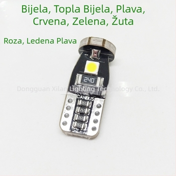 XL CANBUS T10 LED automobil lampica 3030 3SMD — 12V, 3W, 300LM, IP68