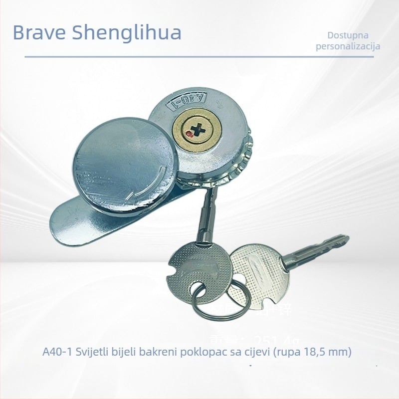 Mortise brava za električne kutije za distribuciju – legura cinka, modeli A40/A400; za kutije za distribuciju, brojila i ormariće; moderni minimalistički stil; prilagodba dostupna