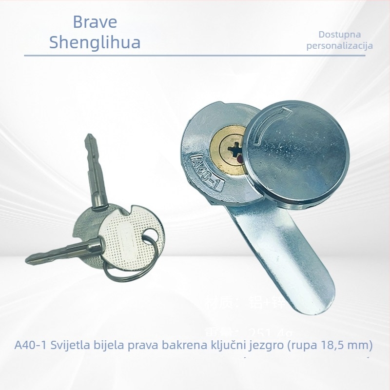 Mortise brava za električne kutije za distribuciju – legura cinka, modeli A40/A400; za kutije za distribuciju, brojila i ormariće; moderni minimalistički stil; prilagodba dostupna