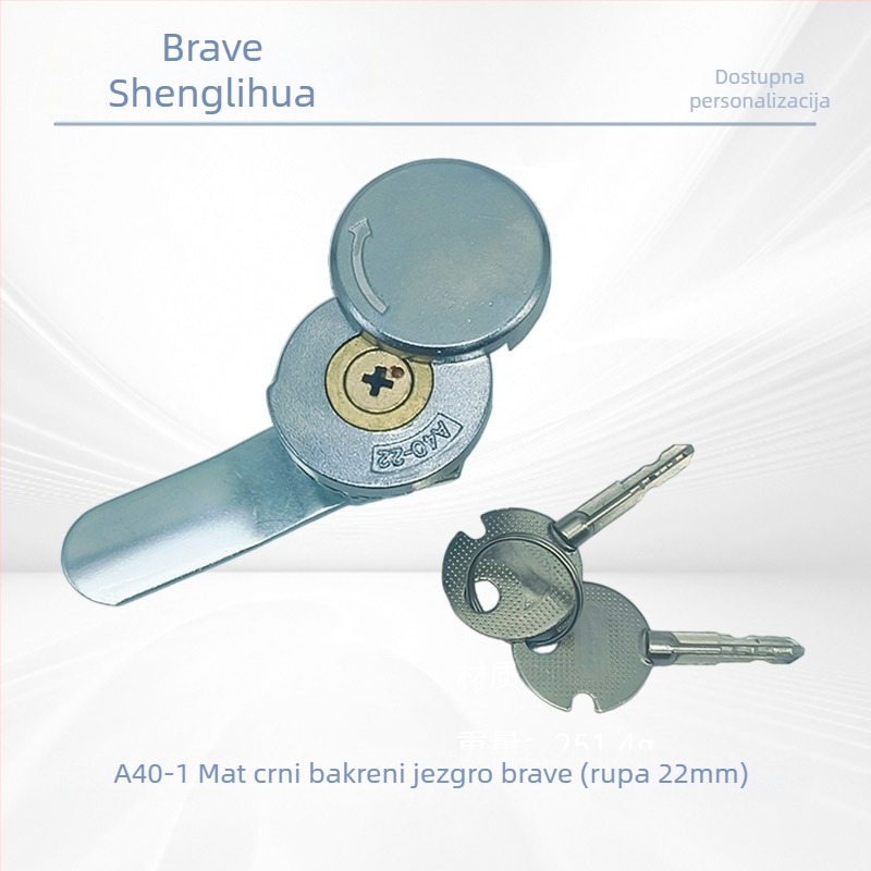 Mortise brava za električne kutije za distribuciju – legura cinka, modeli A40/A400; za kutije za distribuciju, brojila i ormariće; moderni minimalistički stil; prilagodba dostupna