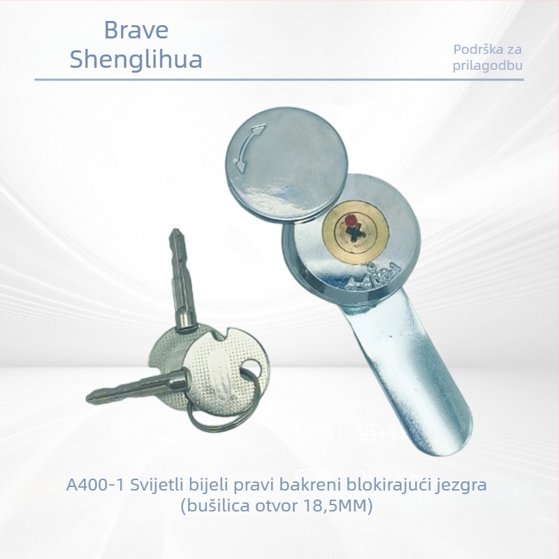 Mortise brava za električne kutije za distribuciju – legura cinka, modeli A40/A400; za kutije za distribuciju, brojila i ormariće; moderni minimalistički stil; prilagodba dostupna