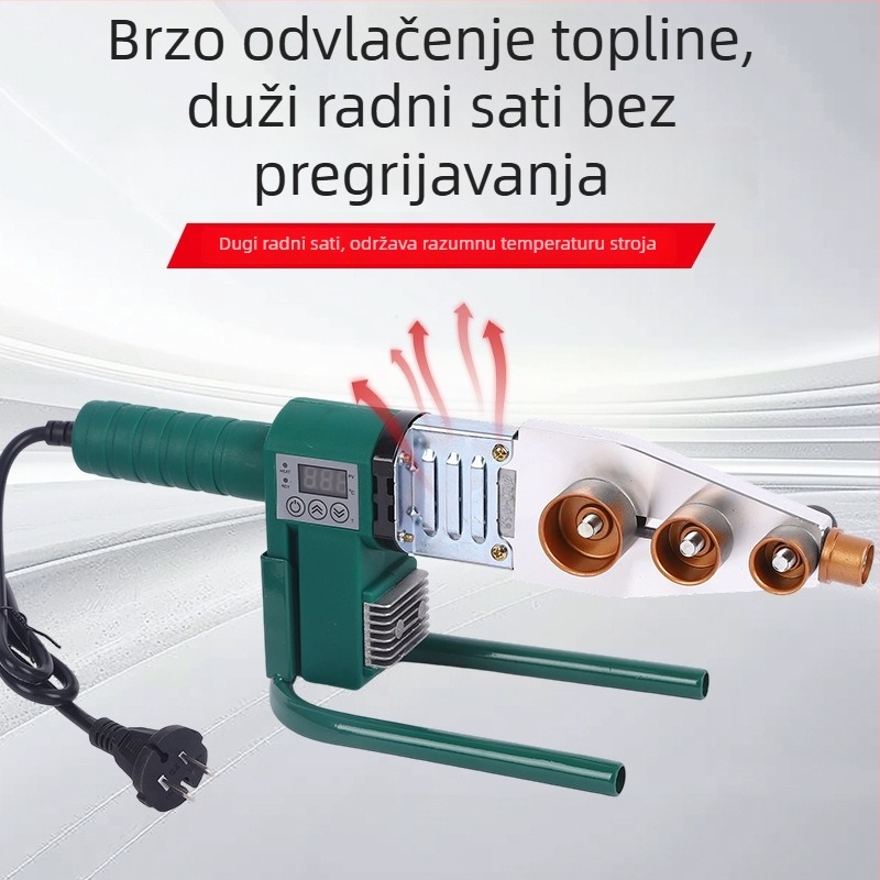 War Knife digitalni zaslon alat za topljenje zavarivanja za PPR plastiku, 220V, 50–60 Hz, električni pogon i upravljanje