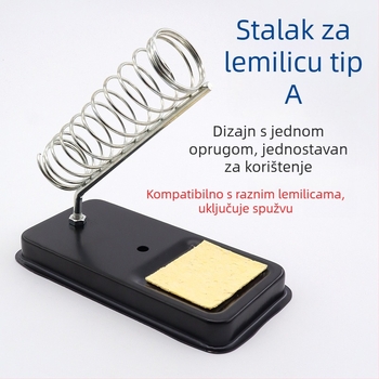 Držač za lemilicu tipa A, potpuno metalni, otporan na visoke temperature, višenamjenski držač za cínovu žicu
