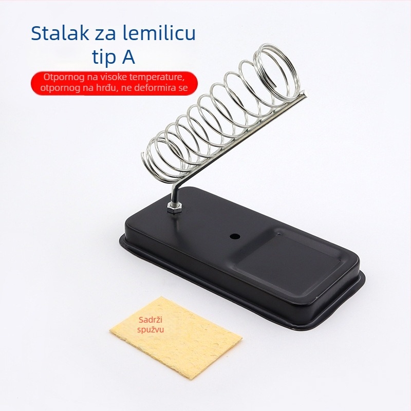 Držač za lemilicu tipa A, potpuno metalni, otporan na visoke temperature, višenamjenski držač za cínovu žicu