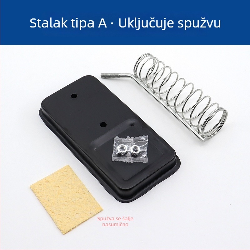 Držač za lemilicu tipa A, potpuno metalni, otporan na visoke temperature, višenamjenski držač za cínovu žicu