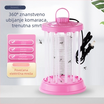 LED električna lampa za uništavanje komaraca s zaštitnom rešetkom, fizička zamka za komarce, za područja 21–30 m²