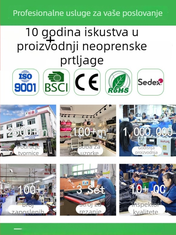 Neopren vodootporna torba za pelene za mame, velika zapremina 36–55 L