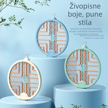 Sklopiva električna mreža za komarce s LED diodama, 4,2V, 2W, prilagodba