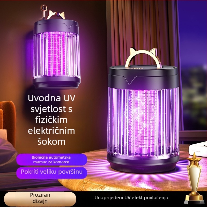 Lampa za uništavanje komaraca, vanjska UV lampa, ugrađena baterija 1001–1600mAh, pokrivenost 21–30 m², trajanje baterije 3–6 h, višestruko podešavanje