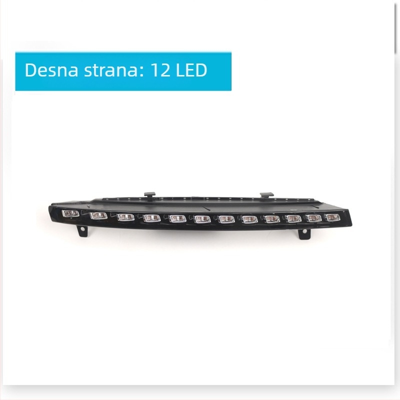 LED dnevne svjetiljke za Audi Q7 (10-15 godina), materijal PC+LED, Modeli 4L0953042e/4L0953041e, Dijelovi 4L0953041d/4L0953042d