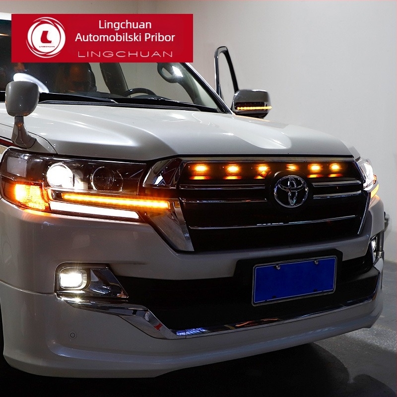 LED dnevna svjetla s uzastopnim pokazivačem za Toyota Land Cruiser LC200 (2016–2020) – retrofit komplet