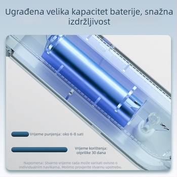 Ručni električni štap za ubijanje komaraca s USB punjenjem, LED svjetlo, ABS kućište, pokrivenost 21-30㎡, baterija 1001-1600 mAh, otporan na toplinu