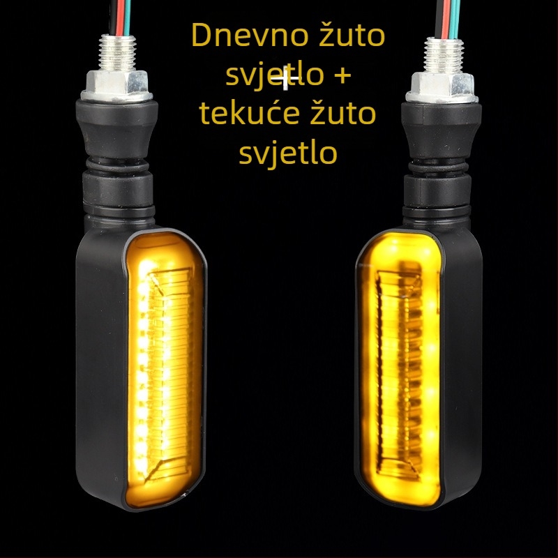 LED pokazivač za električni motocikl s dugom ručkom i sekvencijalnim indikatorom (ZXD-03, 2W, 12V, 4000, 10000h)
