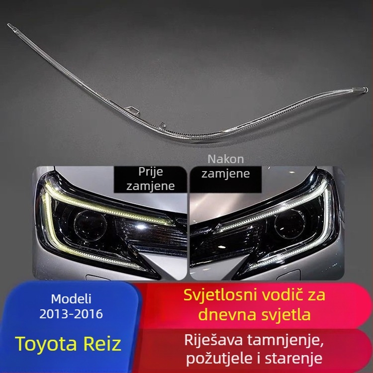 DRL vodilna traka za Toyota Reiz (13-16) – akril, 12V, model Ruizhi