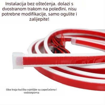 LED dekorativna traka za haubu automobila za dnevnu rasvjetu s dinamičkim skeniranjem