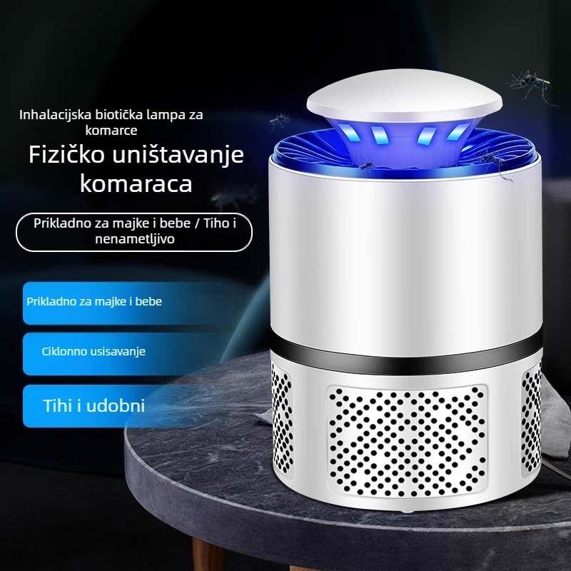 Unutarnja lampica za ubijanje komaraca s LED, način ubijanja inhalacijom, pokrivenost 21–30 m², bez ugrađene baterije