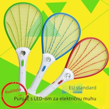 Električna mreža protiv komaraca s LED svjetlom, ugrađena baterija 501–800 mAh, velika mreža Ni-Zn-Fe za 11–20㎡, vrijeme punjenja 1–3 sata