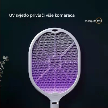 Dvostruki, pun s električni ubijač komaraca i lovka s LED za 11–20 m², ugrađena baterija 1001–1600 mAh, vrijeme punjenja 1–3 h, trajanje 6–8 h