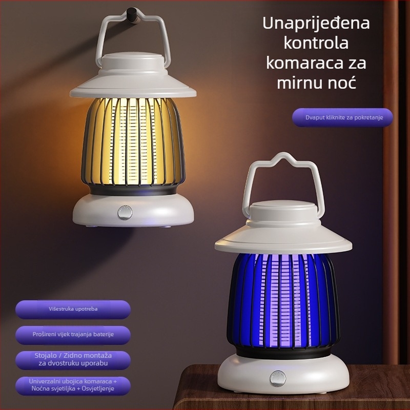 LED lampica za ubijanje komaraca, višenamjenska kamping svjetiljka za vanjsku upotrebu, model Yhc-003, Dages, 5V, 1.5W, prilagođavanje dostupno