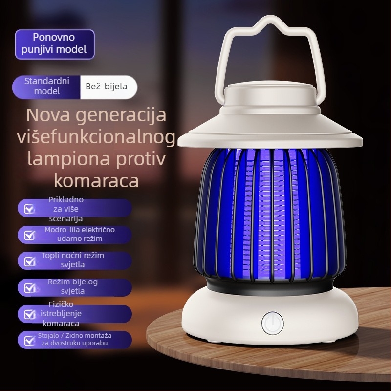 LED lampica za ubijanje komaraca, višenamjenska kamping svjetiljka za vanjsku upotrebu, model Yhc-003, Dages, 5V, 1.5W, prilagođavanje dostupno