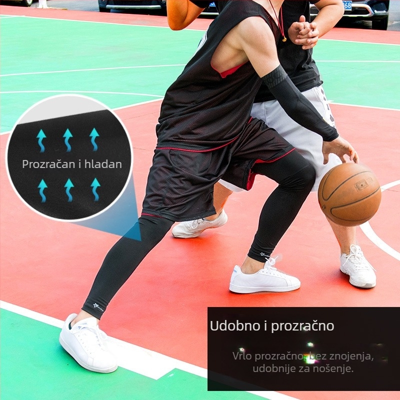 ROCKBROS Biciklističke manšete za noge s zaštitom koljena – Unisex, poliester vlakno, prilagodljivo obradu
