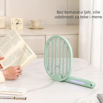 Sklopiva automatska električna palica za komarce i muhe s LED indikatorom, visok napon, USB za kućnu upotrebu