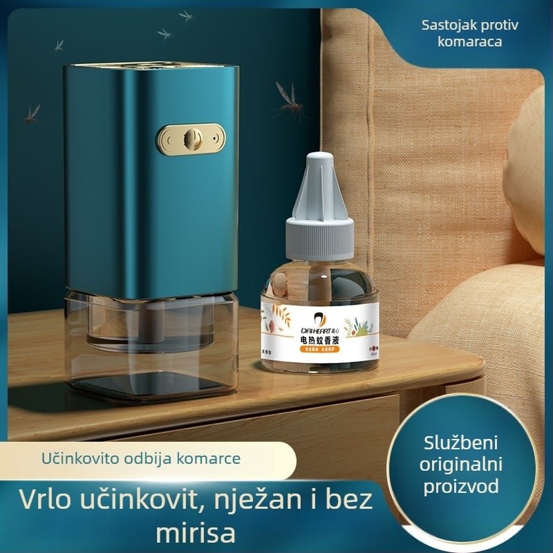 DAI HEART Lampa za komarce, ABS kućište, pokrivenost 31–40 m², UV žarulja, način rada: privlačenje svjetlosnim valom i električni šok za ubijanje, vrijeme punjenja 3–5 sati