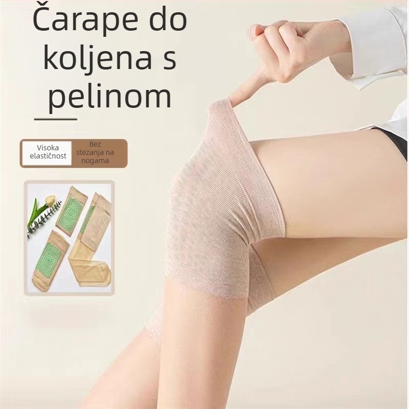 Ženske čarape iz pamuka iznad koljena, s zaštitom od sunca i sprječavanjem zapetljavanja, porijeklo Zhuji, udio pamuka 50-70%