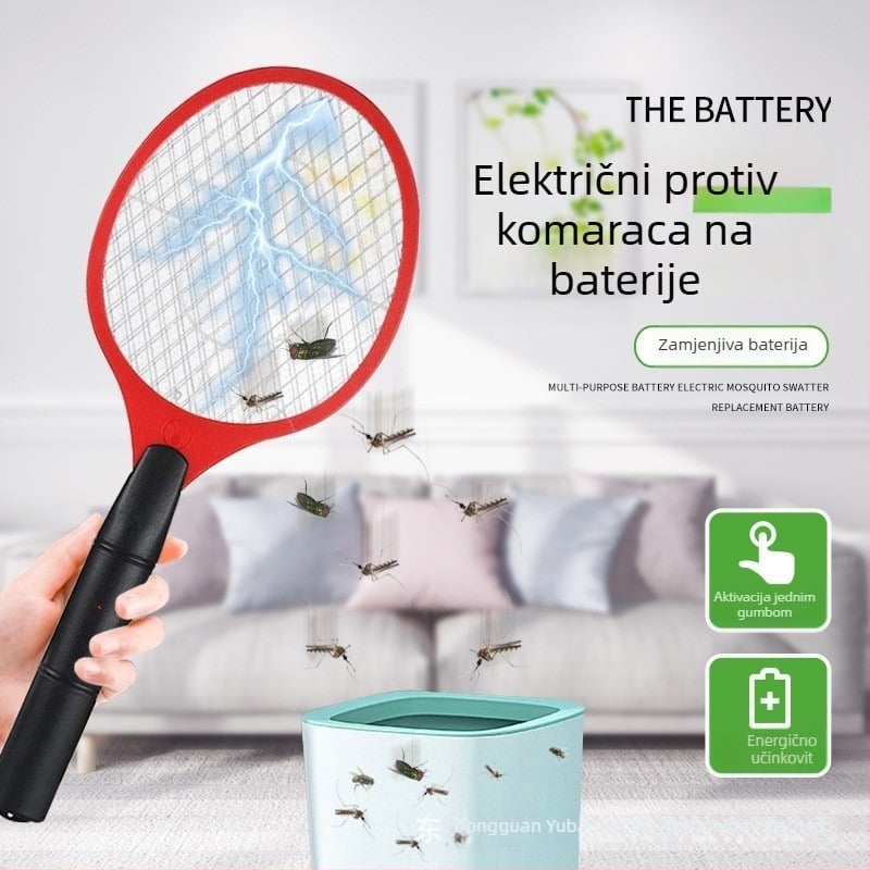 Električna lampa za ubijanje komaraca, prijenosna, nepunjiva, stalni rad, pogodna do 10 m²