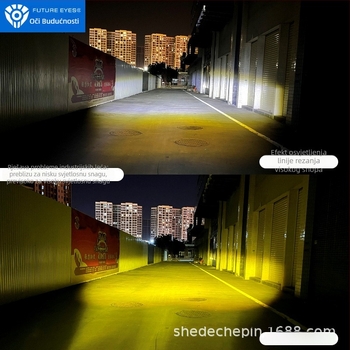 F150 LED reflektor za motocikl, 60W, 12-36V, 15-20A, kućište od aluminijske legure, vijek trajanja 5 godina