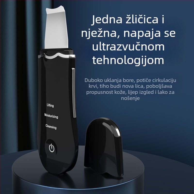 Rongzhou Premium Beauty Instrument – Prijenosni uređaj za njegu lica s funkcijom pozitivnih iona, ugrađena baterija 300–500 mAh, IPX5 vodootporan, kućna uporaba, čišćenje pora i crnih mitesa
