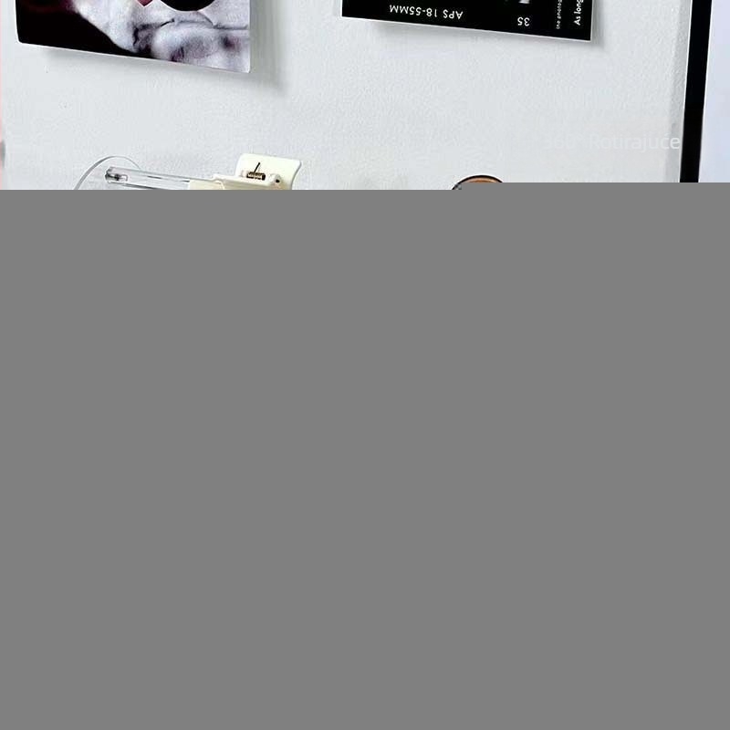 360° rotirajući akrilni stalak za gumice za kosu, dvostruki sloj, nordijski stil, ručna izrada