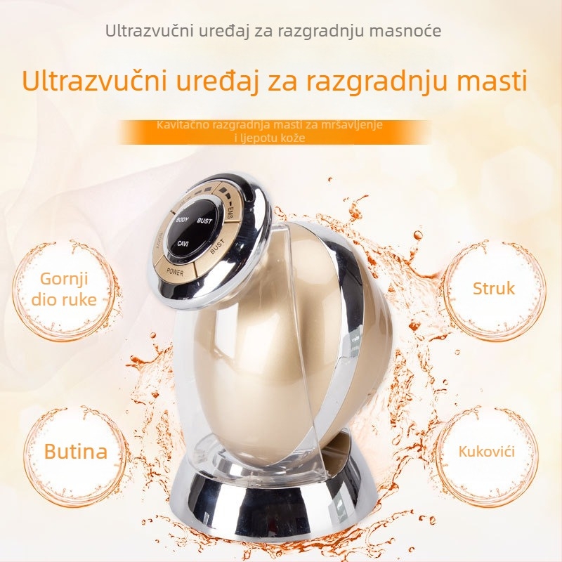 Ultrazvučni termični kozmetički uređaj za rastapanje masnoće i oblikovanje tijela, Pelemi, IPX4 vodootporan, napajanje iz mreže (bez ugrađene baterije), lansiran 2020.