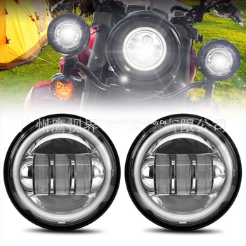 Kružna LED svjetla za maglu Harley stil motocikla prednje svjetlo, refleksijska šalice, avionski aluminij, LED izvor, IP zaštita, model C00129