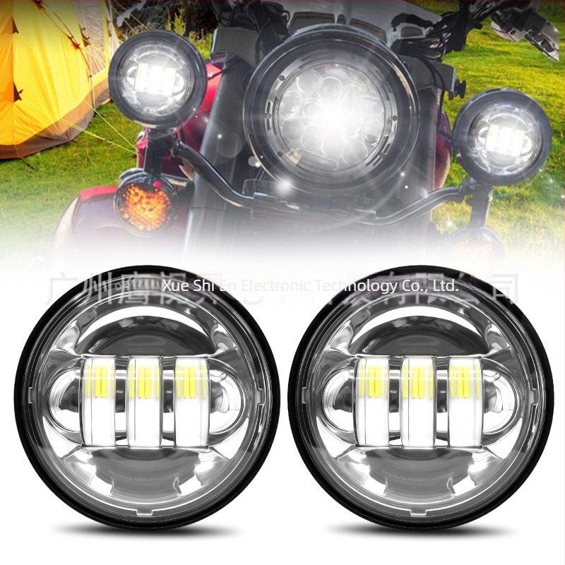 Kružna LED svjetla za maglu Harley stil motocikla prednje svjetlo, refleksijska šalice, avionski aluminij, LED izvor, IP zaštita, model C00129