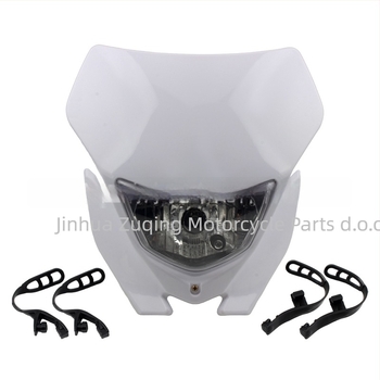 Far glavnog svjetla za terenski motocikl, kompatibilan s Kawasaki KLX, ABS kućište, 12V, 35W halogen, 4000 lumena