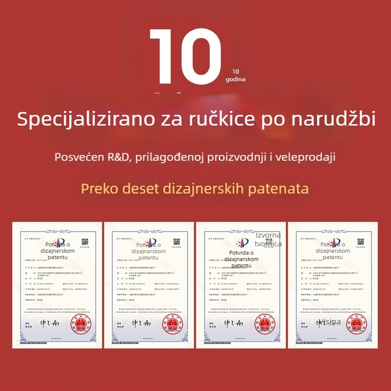 Upravljač za ladicu i ormar, Novi kineski stil, Cinkova legura, Elektroplatiranje, Model 6122